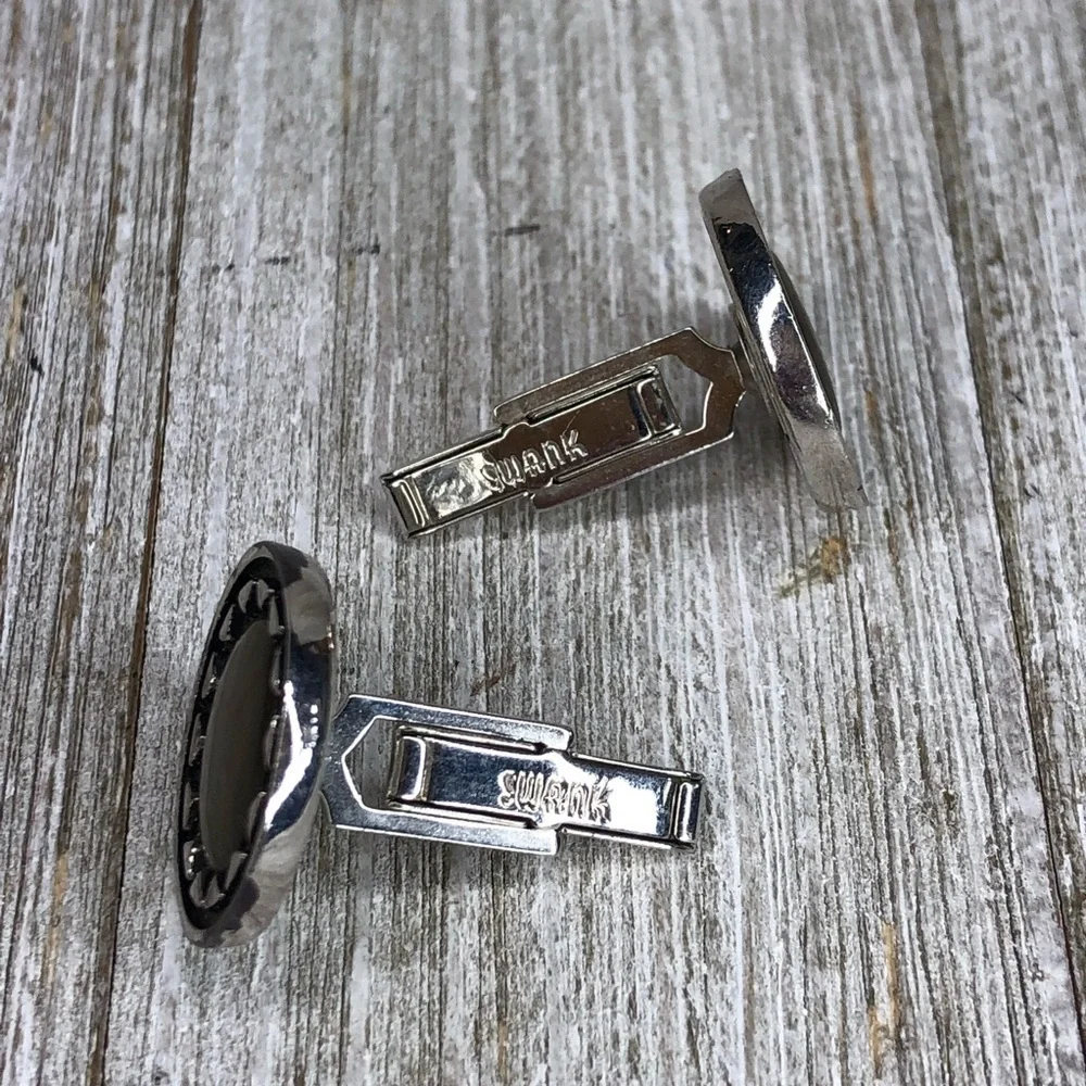 Vintage Swank Mother of Pearl Cuff Links